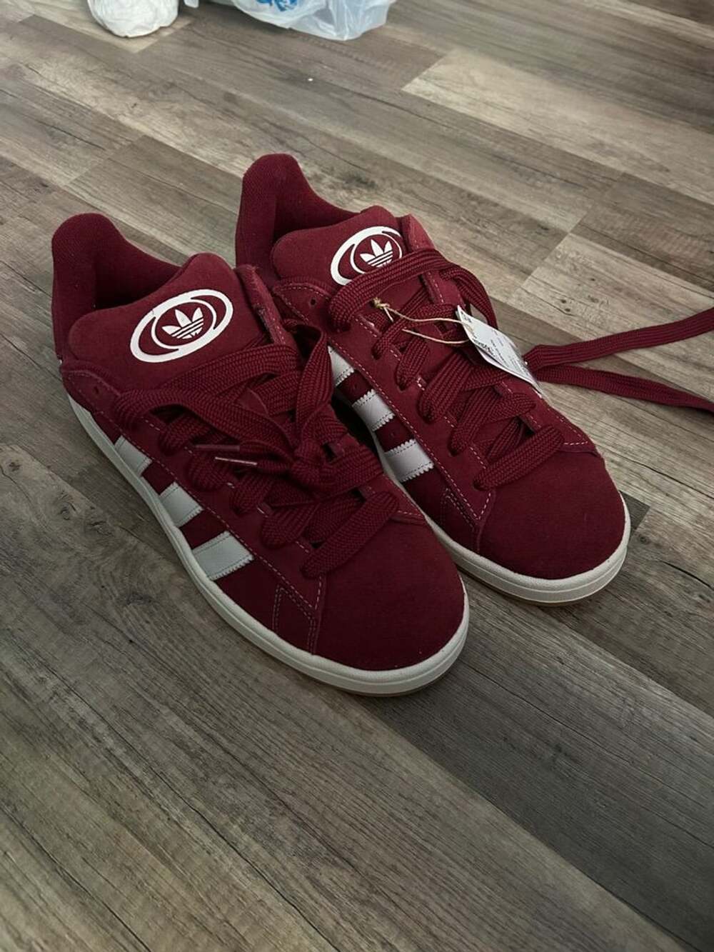 Adidas Campus 00s Burgundy Collegiate Maroon Sneakers